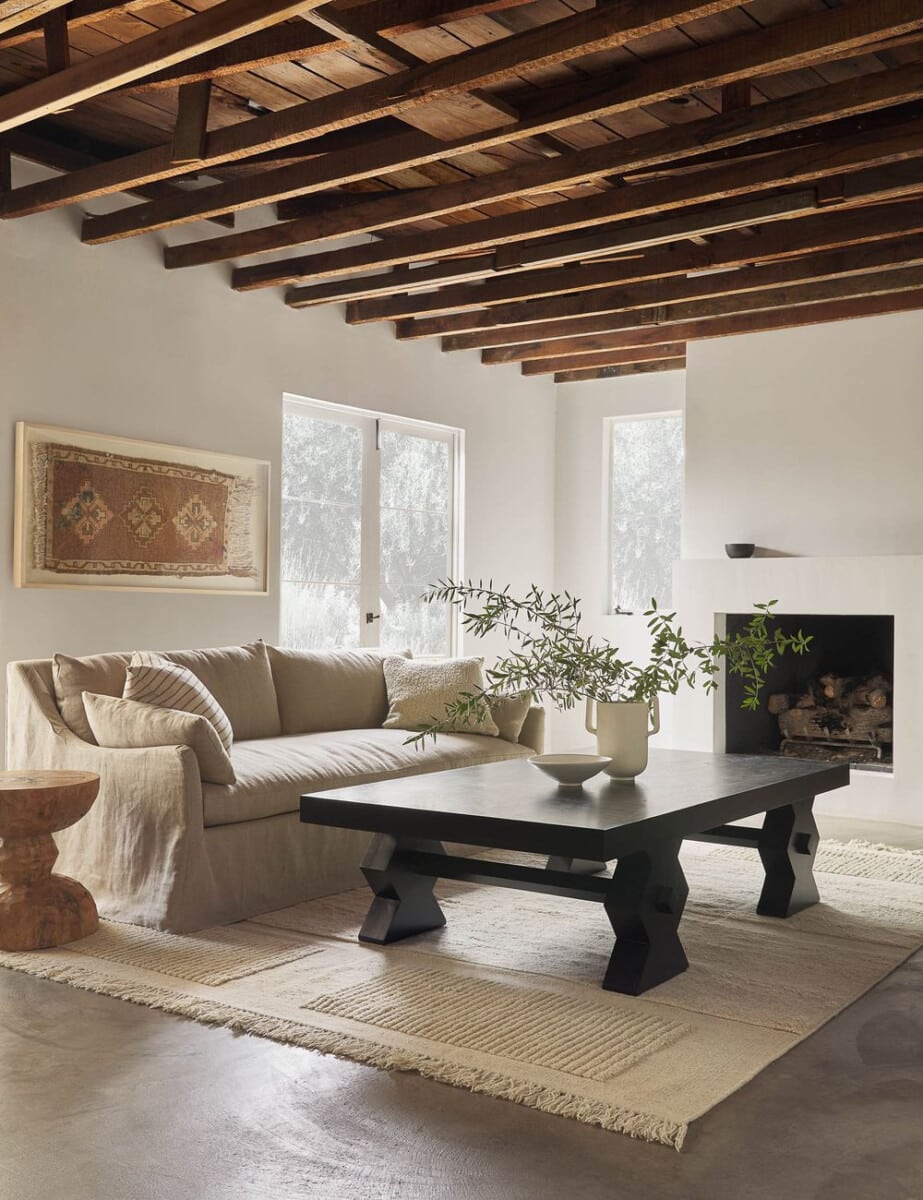 Mediterranean designed living room