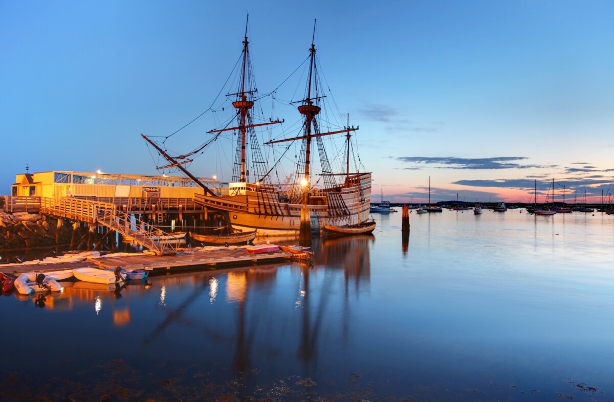 Mayflower in Plymouth 