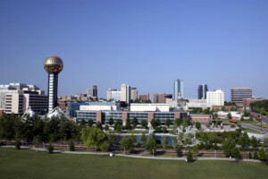 sunsphere and downtown Knoxville TN -Getty