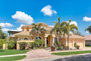 Exterior of a luxury home in Sarasota, FL