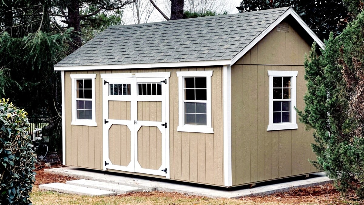 10x16 gable shed