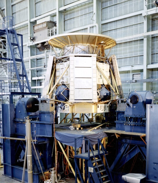 The Apollo Telescope Mount undergoing horizontal vibration testing. The Apollo Telescope Mount (ATM), one of four major components comprising the Skylab, was designed and developed by the Marshall Space Flight Center.