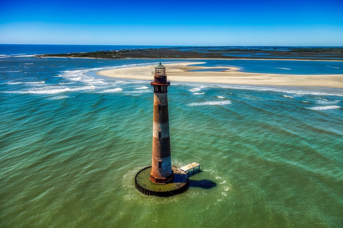 Morris Island lighthouse 