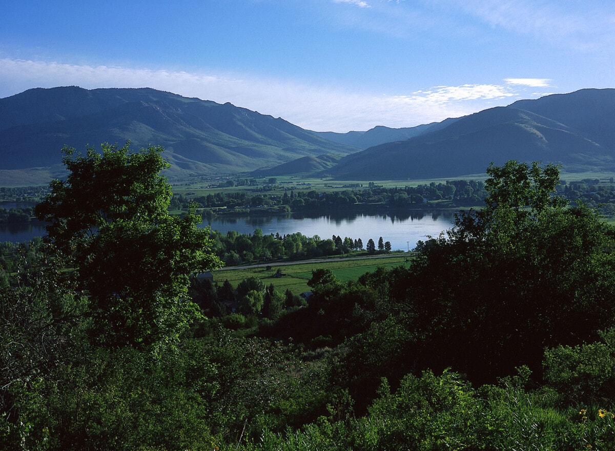 Beautiful Ogden Valley with Pineview Reservoir, Utah