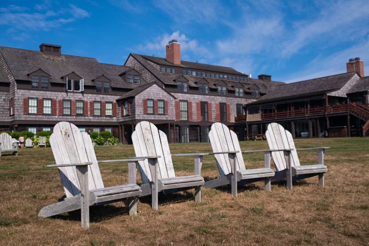 chairs and hotel in Westerly Rhode Island