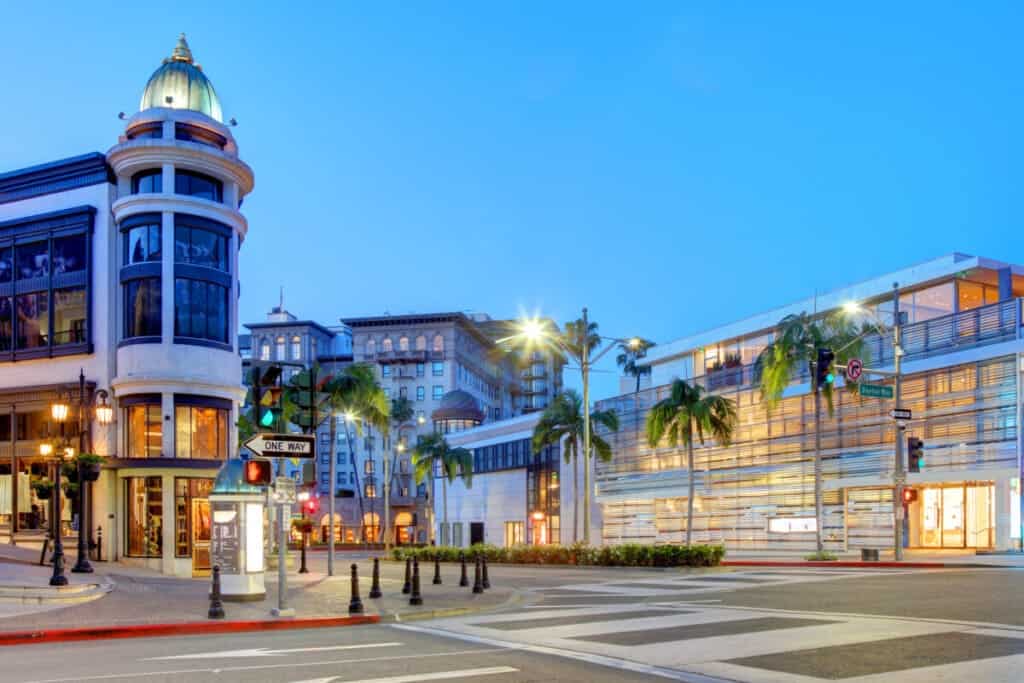 Rodeo Drive in Beverly Hills