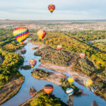balloons over the rio grande in albuquerque nm