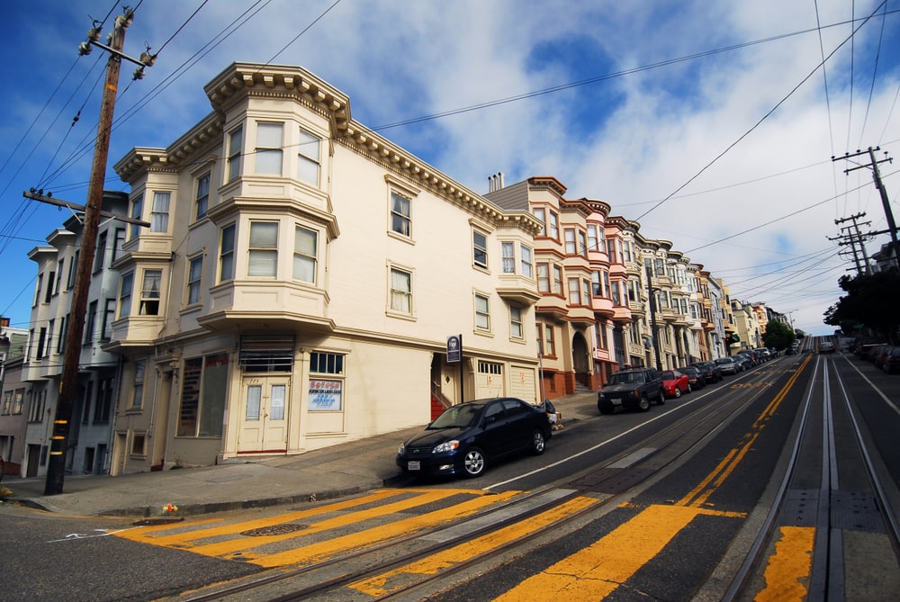 Victorian style homes in Nob Hill (ShutterStock)