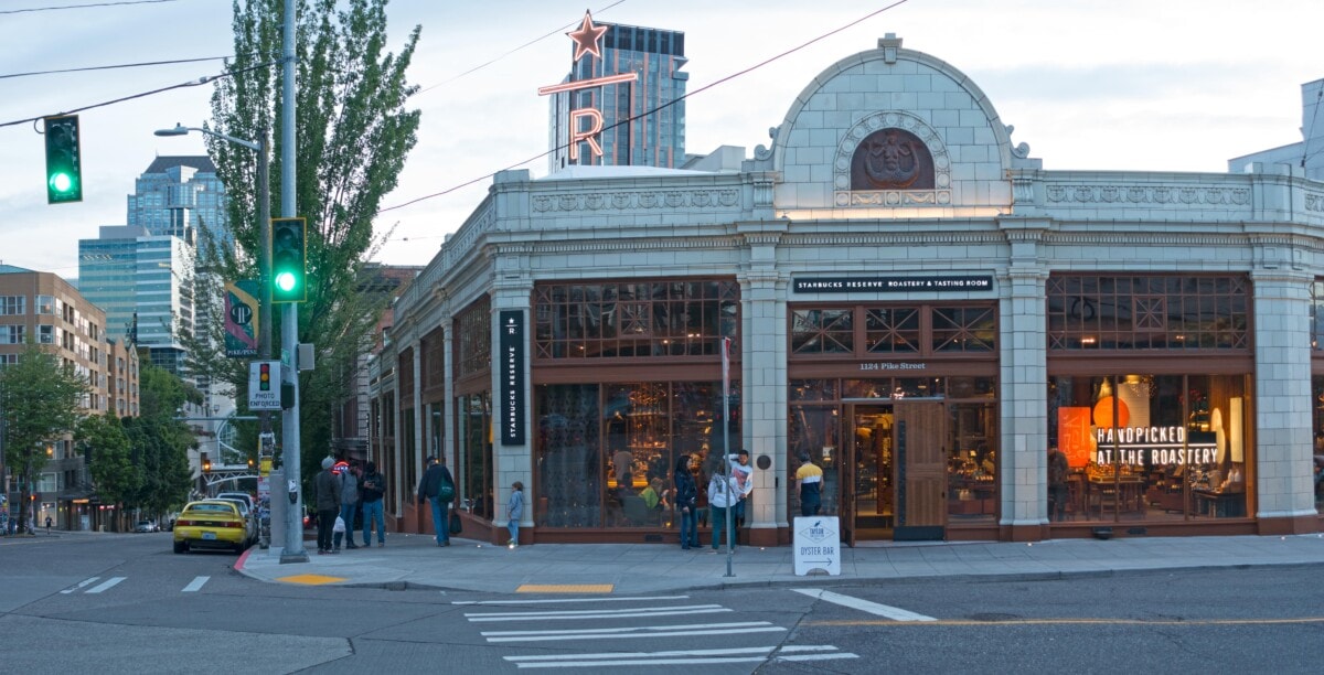 Starbucks roastery in Capitol Hill neighborhood (ShutterStock)