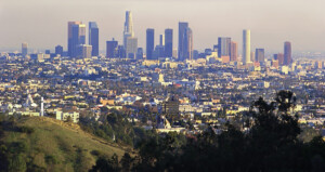 Skyline of Los Angeles, California _ getty