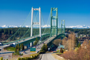 tacoma narrows span  connected  a sunny time  - Getty