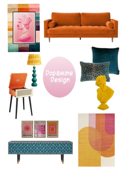 interior design collage made by Dapper Digs by Lucy