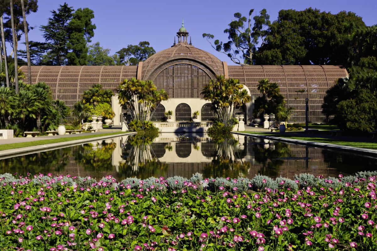 Balboa Park Botanical Building In San Diego, California