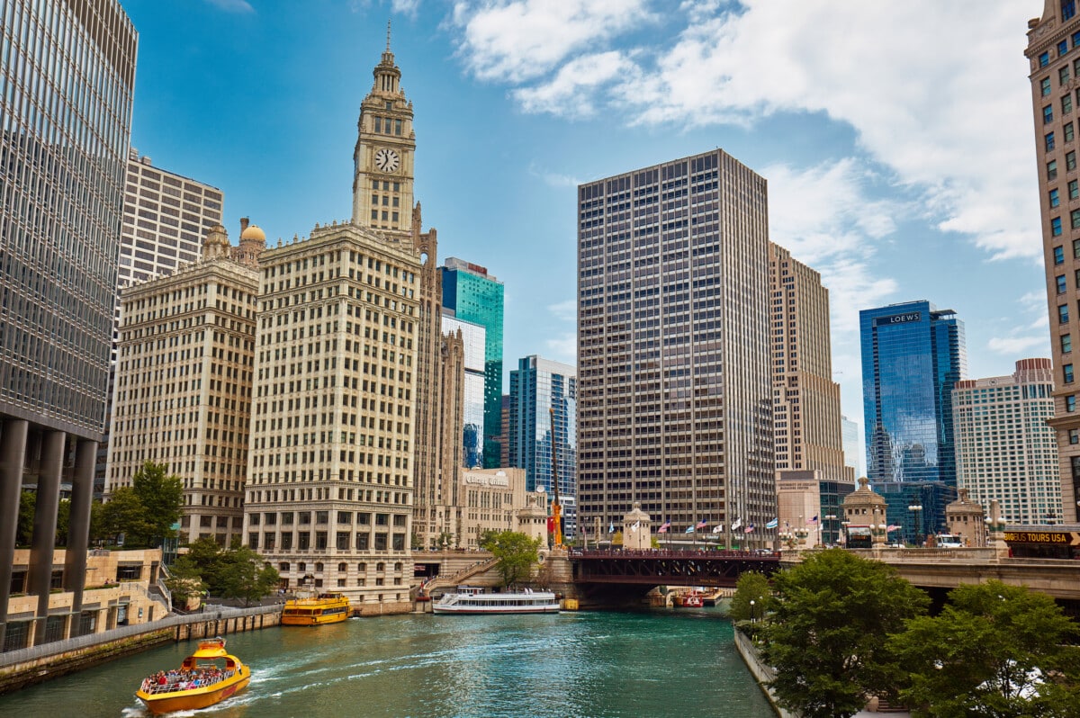 DuSable bridge, Chicago, USA