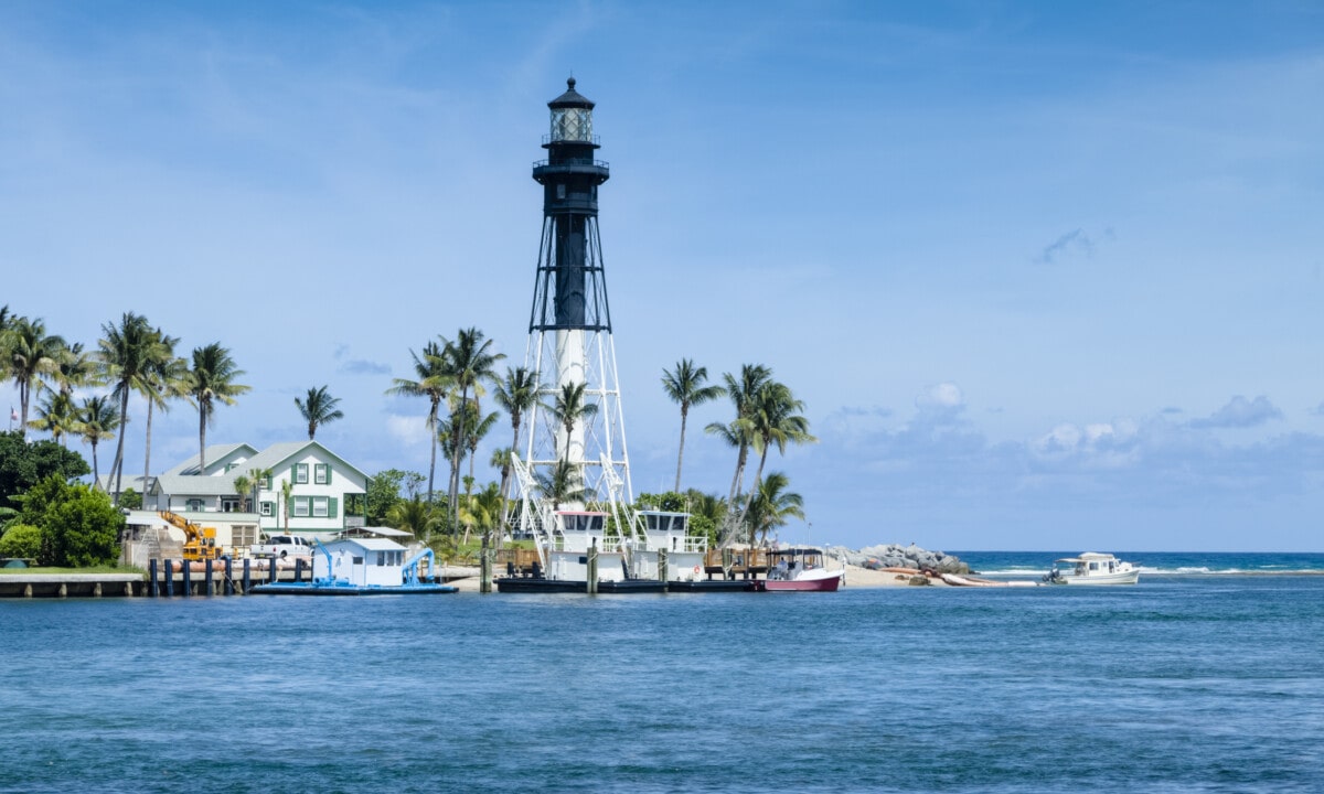 Hillsboro Inlet Lighthouse in Pompano Beach, Florida - Getty