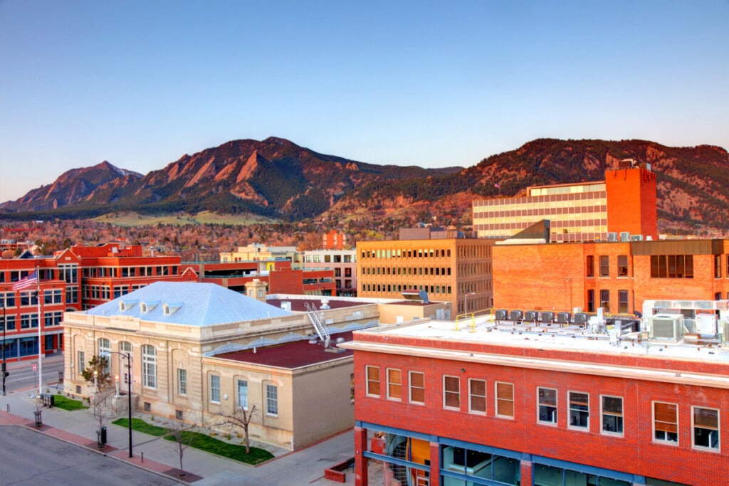 Boulder is 25 miles northwest of the Colorado state capital of Denver.