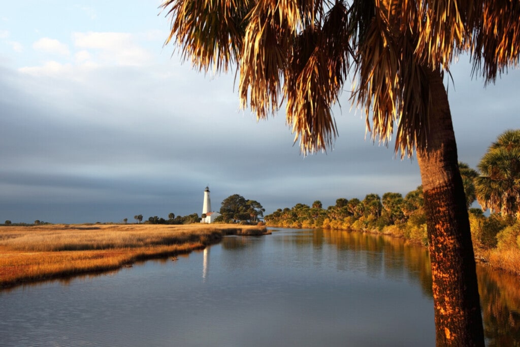 St. Marks Lighthouse. St. Marks National Wildlife Refuge, Florida.