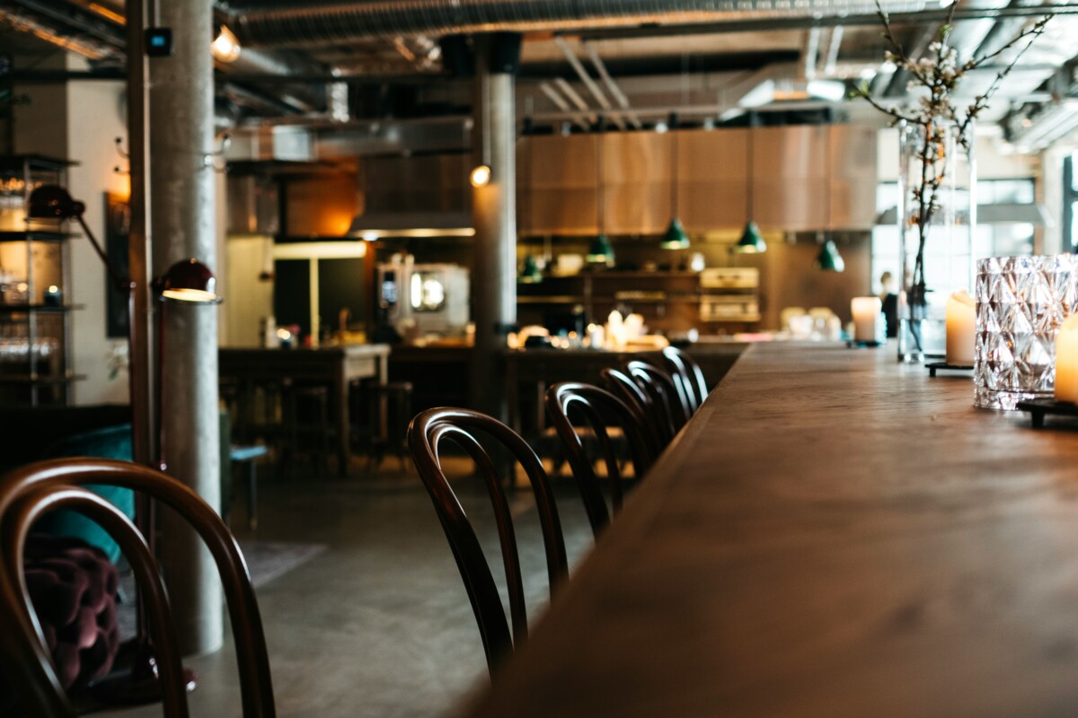 cozy coffee shop empty seating