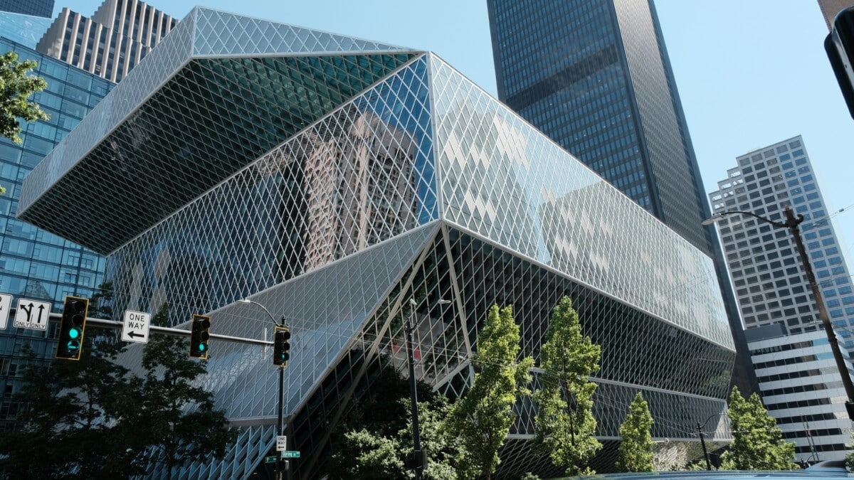 Seattle Public Library in Downtown Seattle