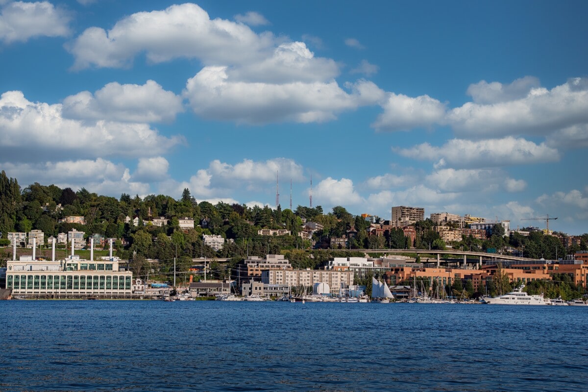 View of Eastlake, Seattle from Lake Union