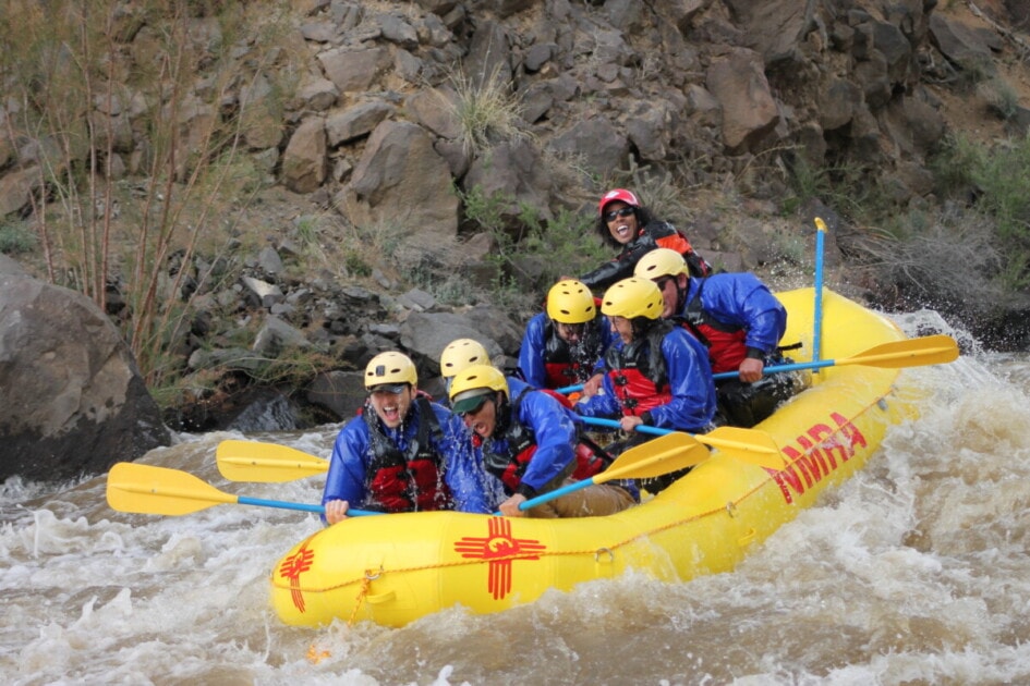 River rafting down the Rio Grande