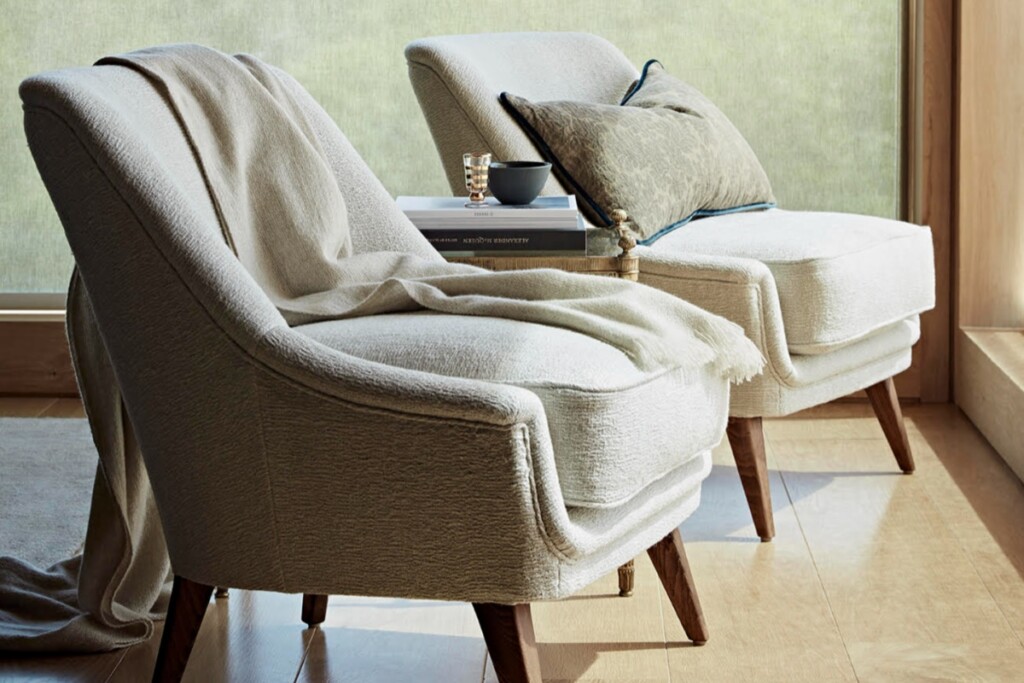 Boucle chair design