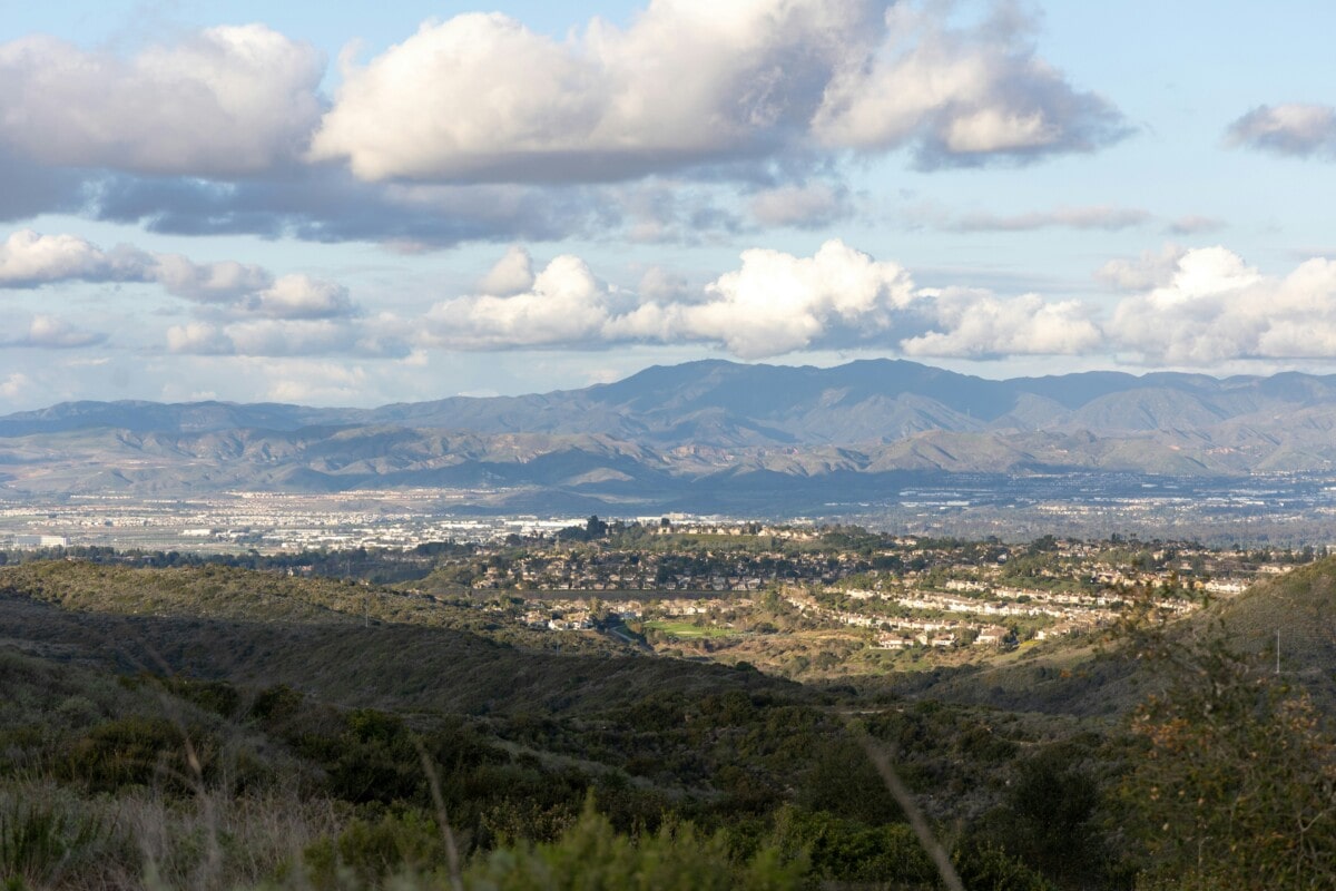 view of homes in laguna hills california