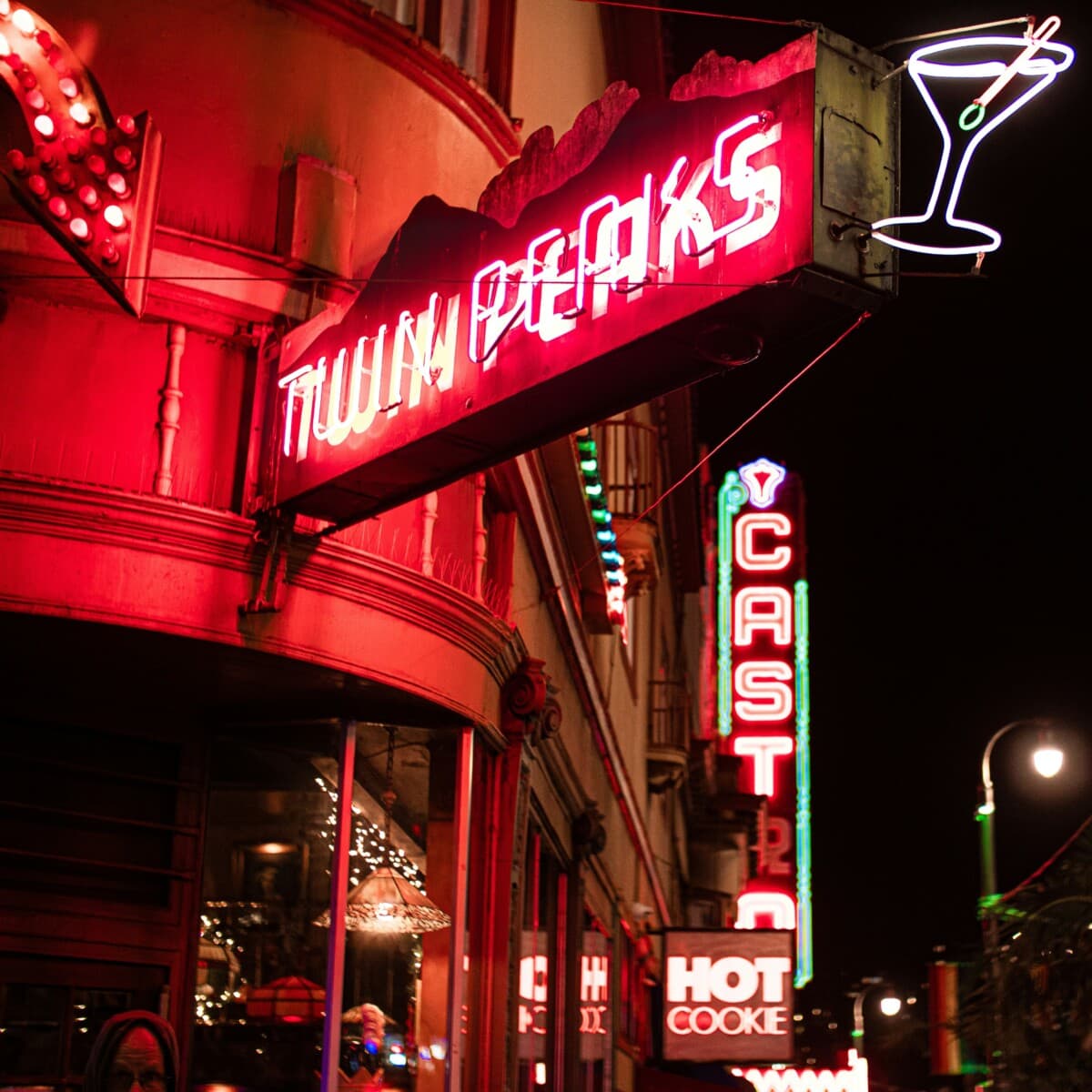 LED sign for bar in the castro neighborhood