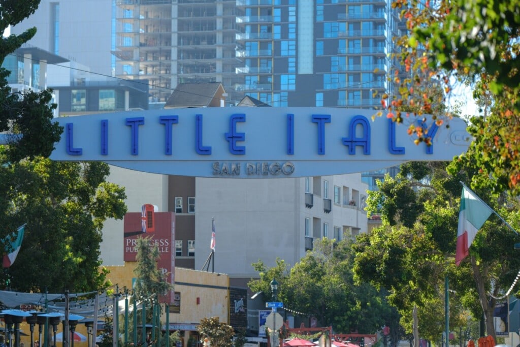 little italy sign in san diego