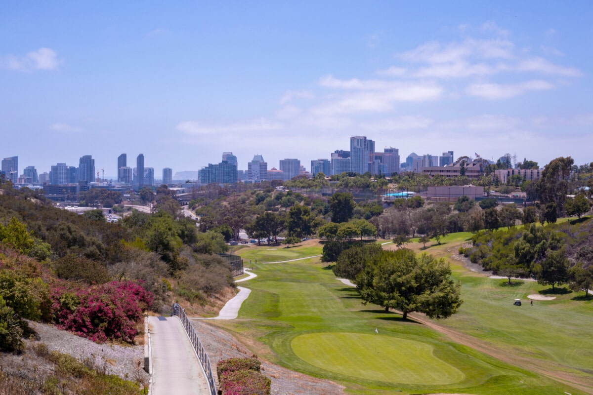 balboa golf course in golden hill, san diego, ca