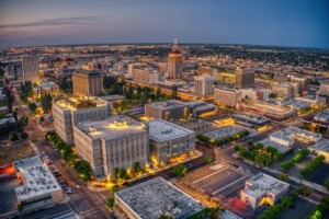 view of fresno ca skyline