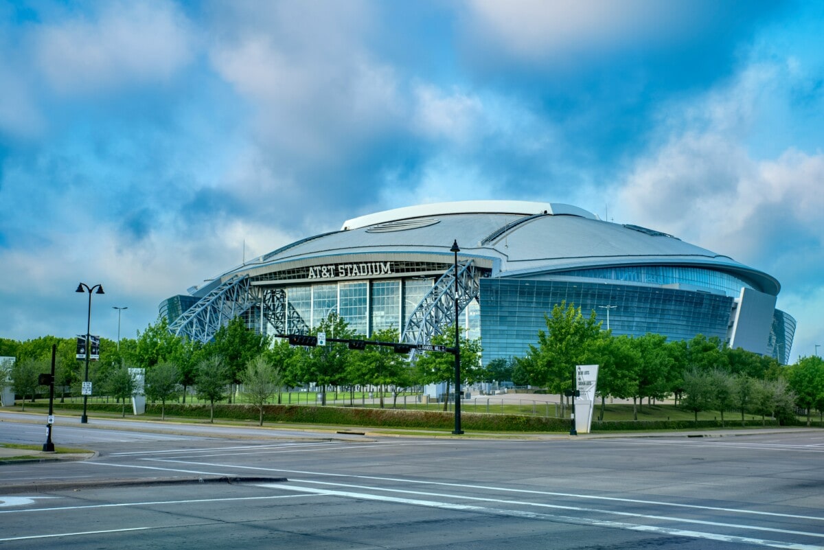 att stadium in arlington entertainment district