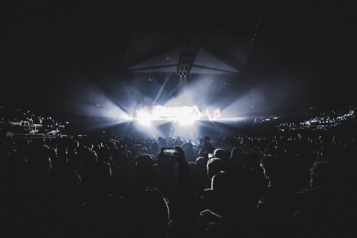large stadium concert 