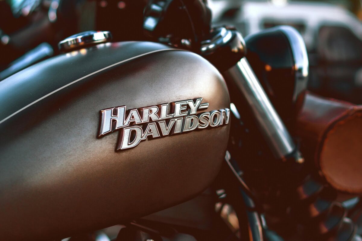 Harley engine up close