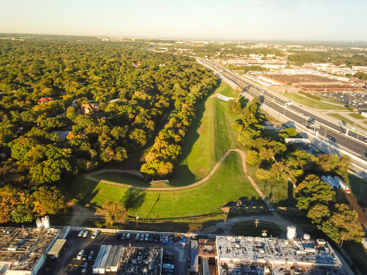 Top,View,Industrial,Area,Near,Kessler,Area,Located,Just,South