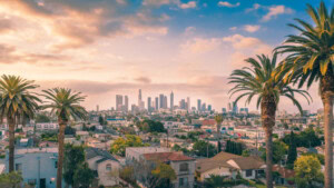 sunset view of los angeles montebello ca