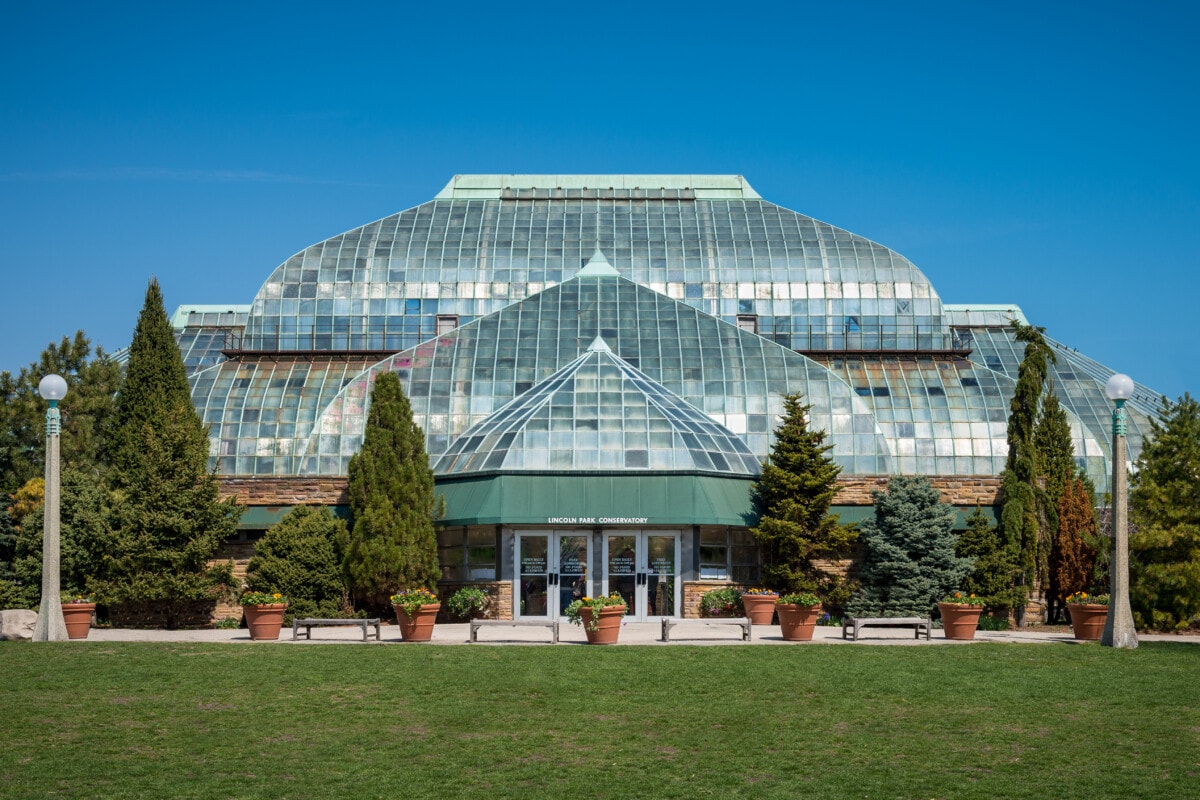 Lincoln,Park,Conservatory,In,Chicago,,Illinois