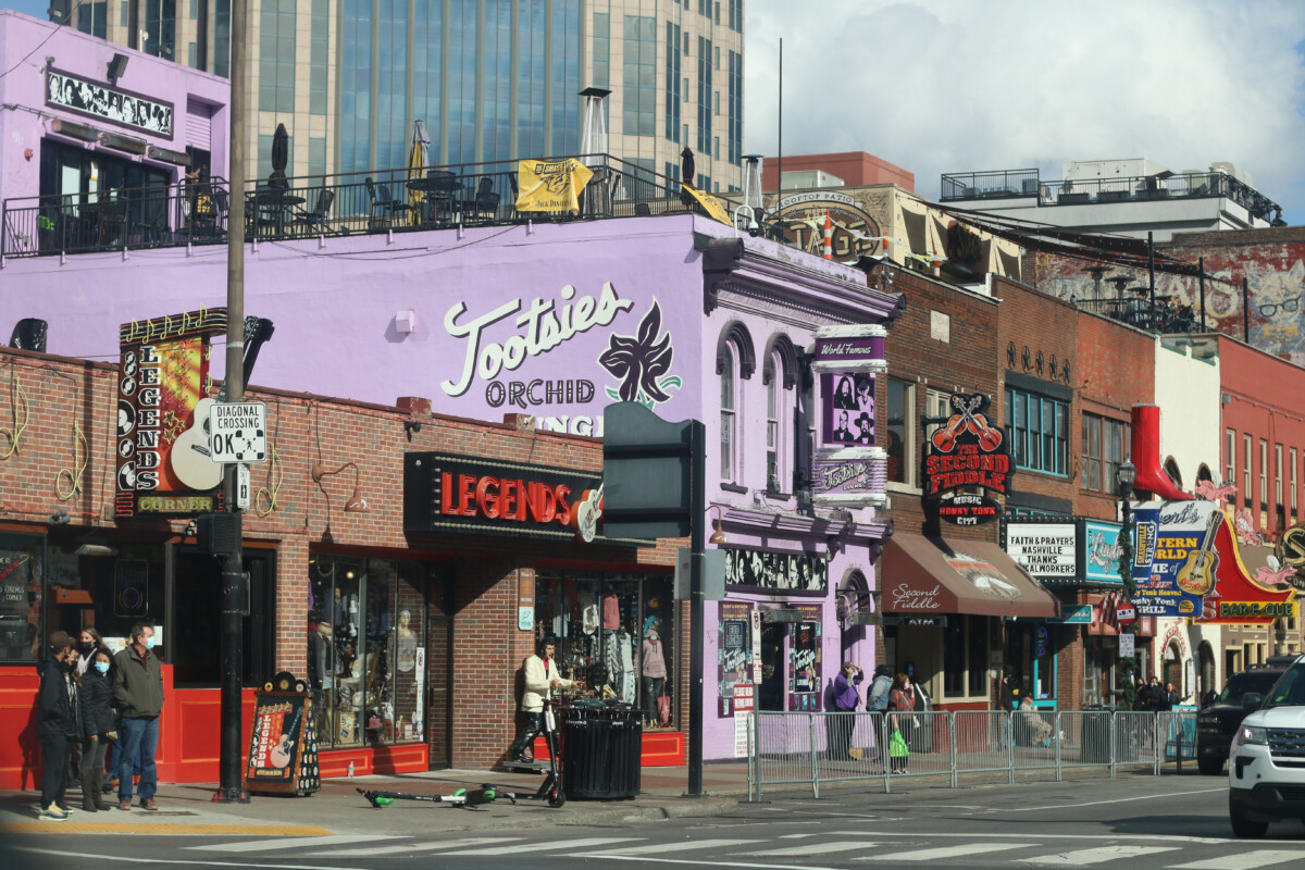 Nashville,,Tn,,Usa,,January,2021:,Street,Views,Of,Downtown,Nashville