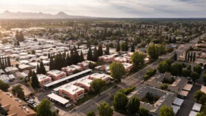 view of downtown yuba city california
