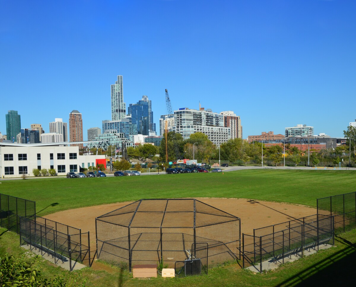 Pilsen,,Chicago,,Illinois,,Usa,-,October,18,,2021:,Empty,Baseball