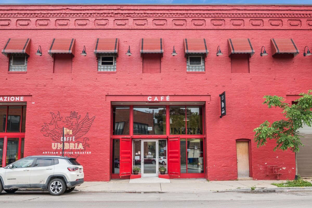 Chicago,Il,Usa,July,16,2019,Logan,Square,Neighborhood,Caffe