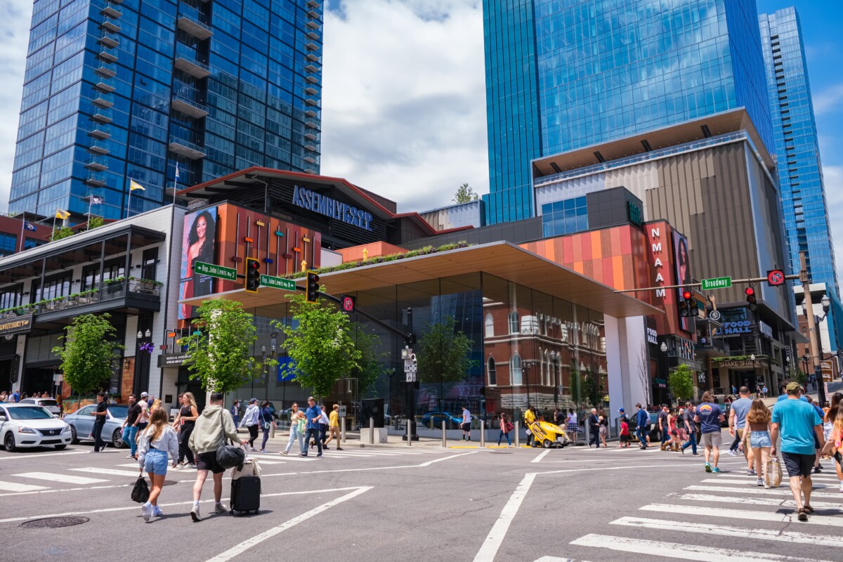 Nashville,,Tennessee,Usa,-,May,9,,2022:,Downtown,Cityscape,Skyline