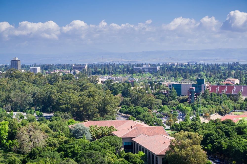 view of stanford california