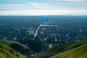 aerial view of fremont california
