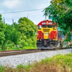 red train in hialeah florida