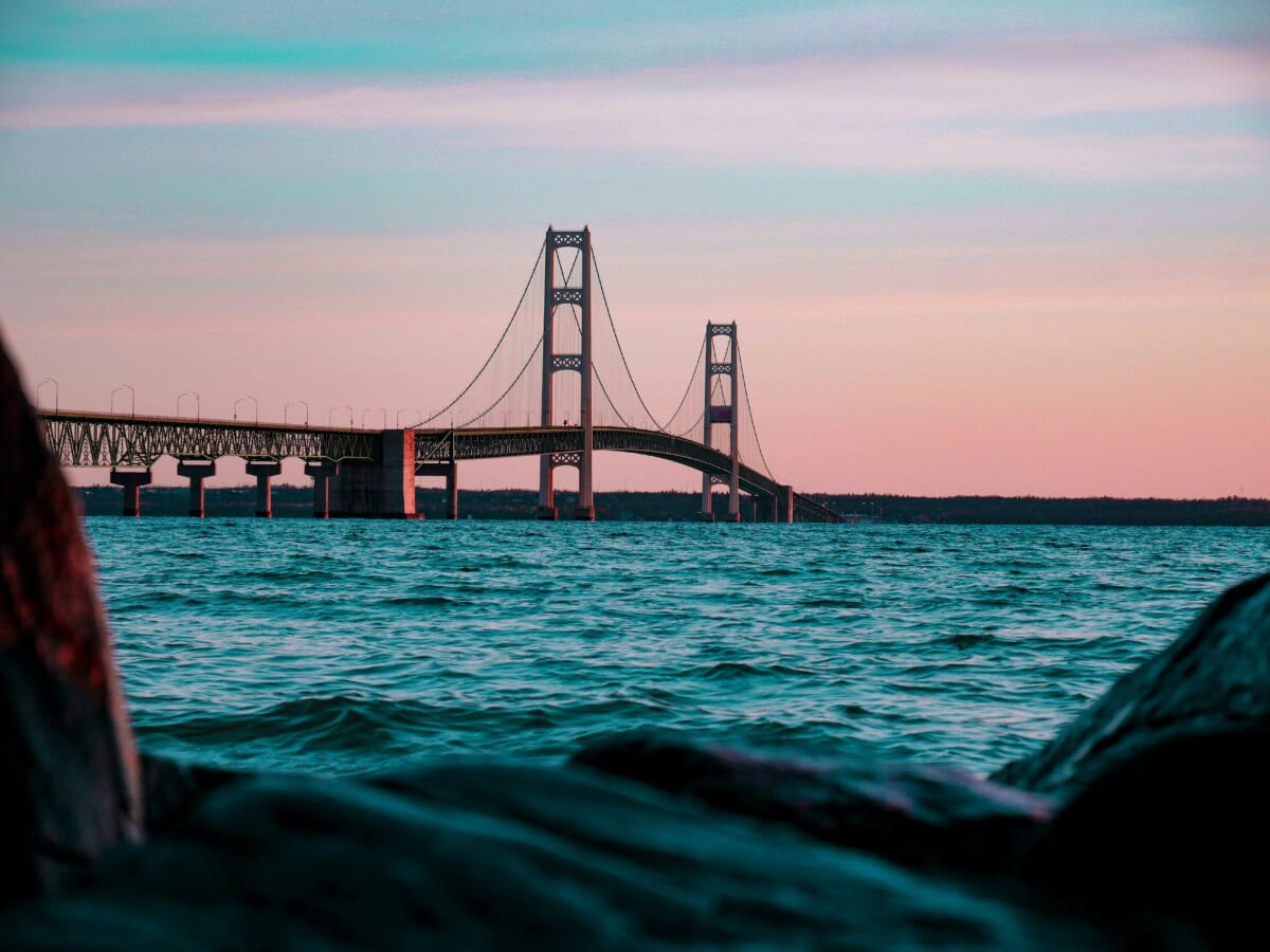 mackinaw city on lake michigan 