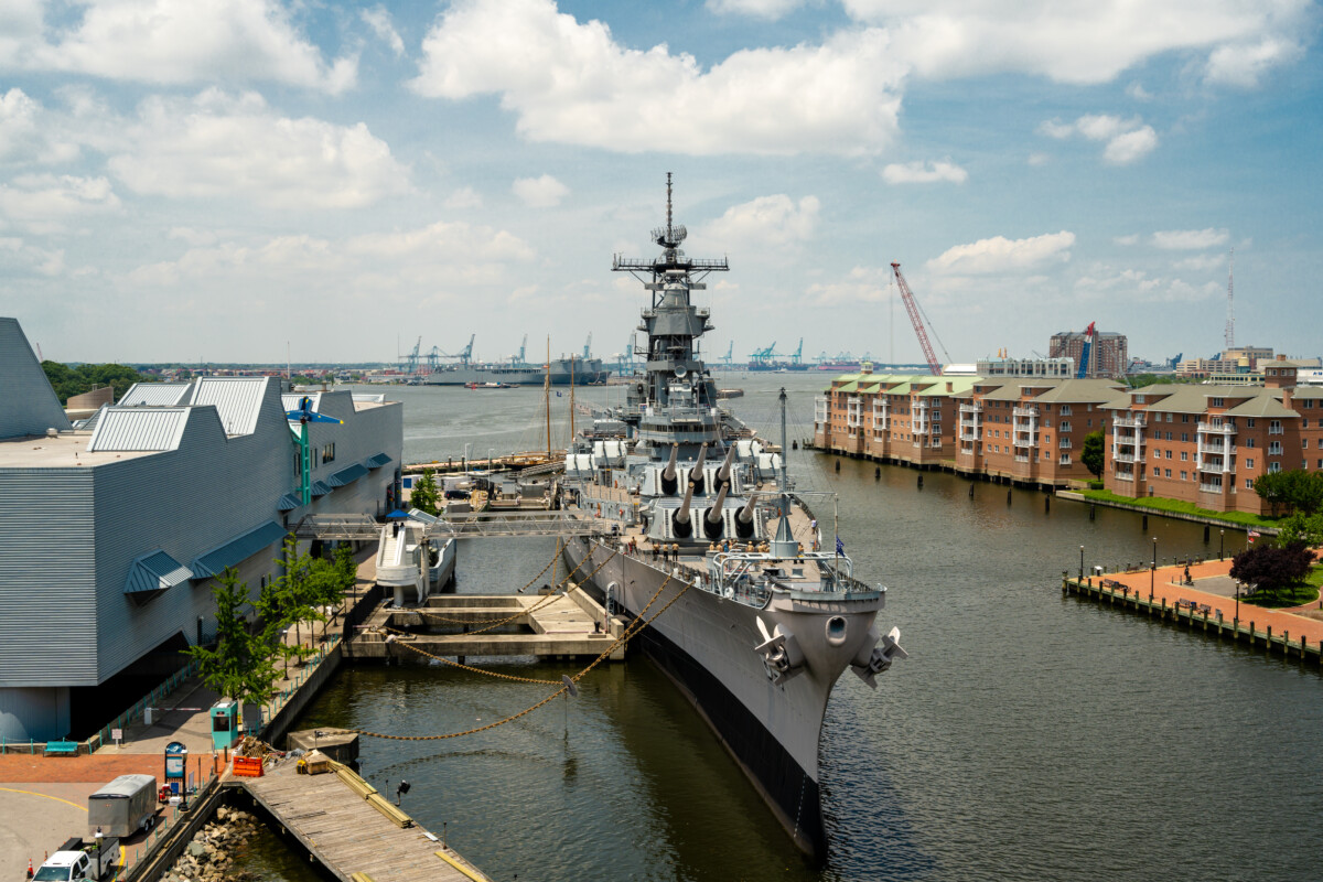 USS Wisconsin in Norfolk