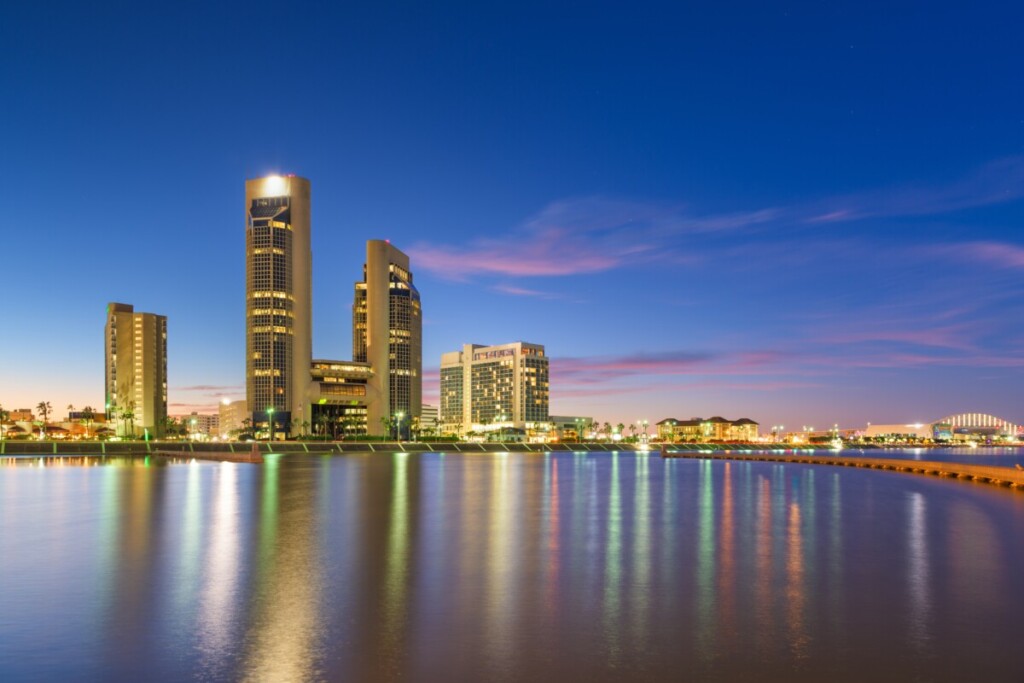 water front of Corpus Christi