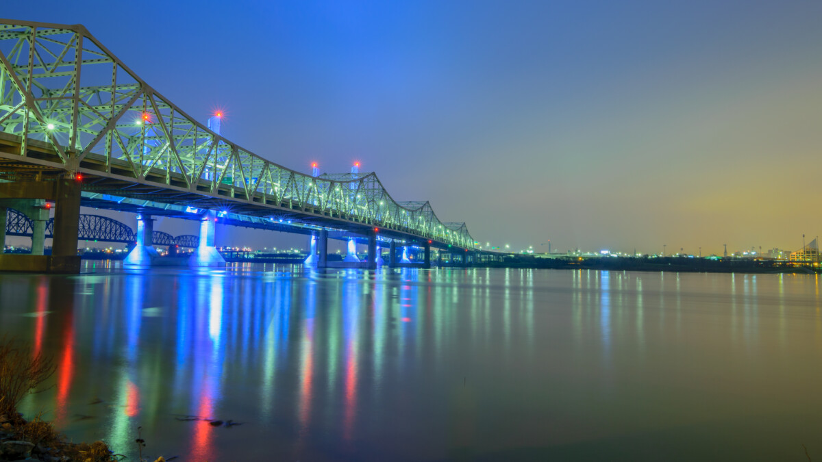 Three bridges ohio river