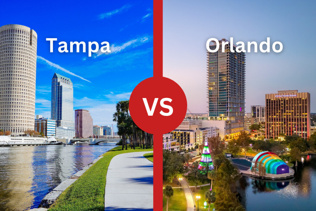 tampa vs orlando fl